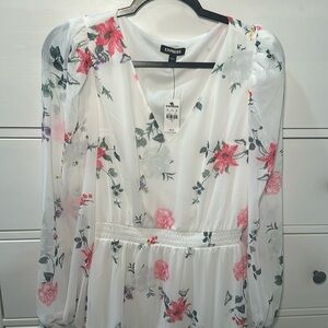 Express floral dress